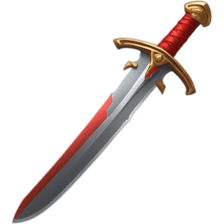 red sword emoji