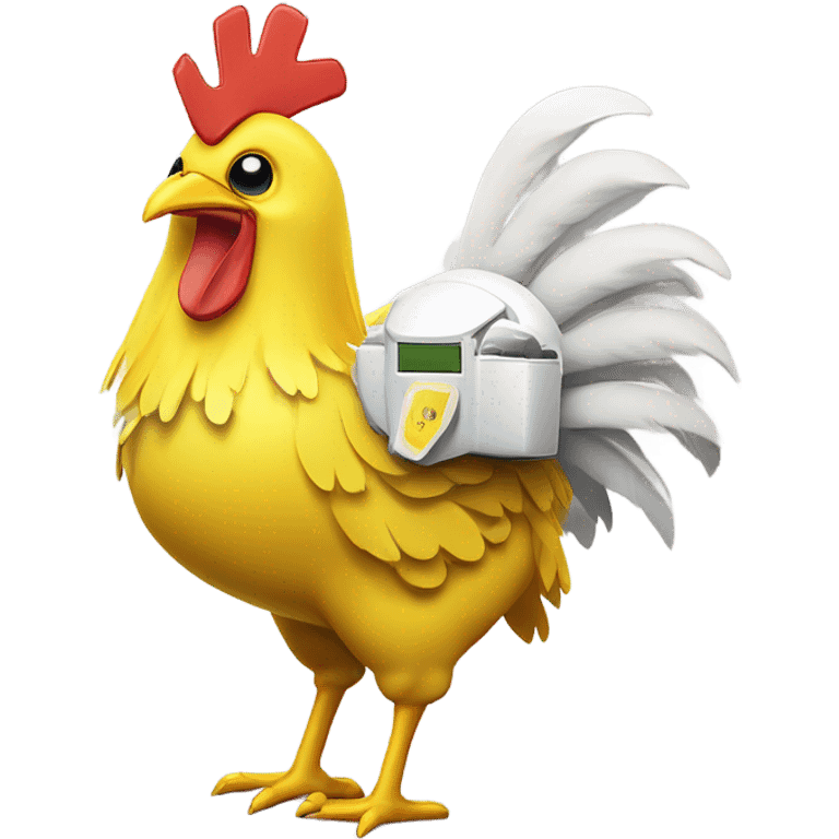 Chica fnaf chicken robot emoji