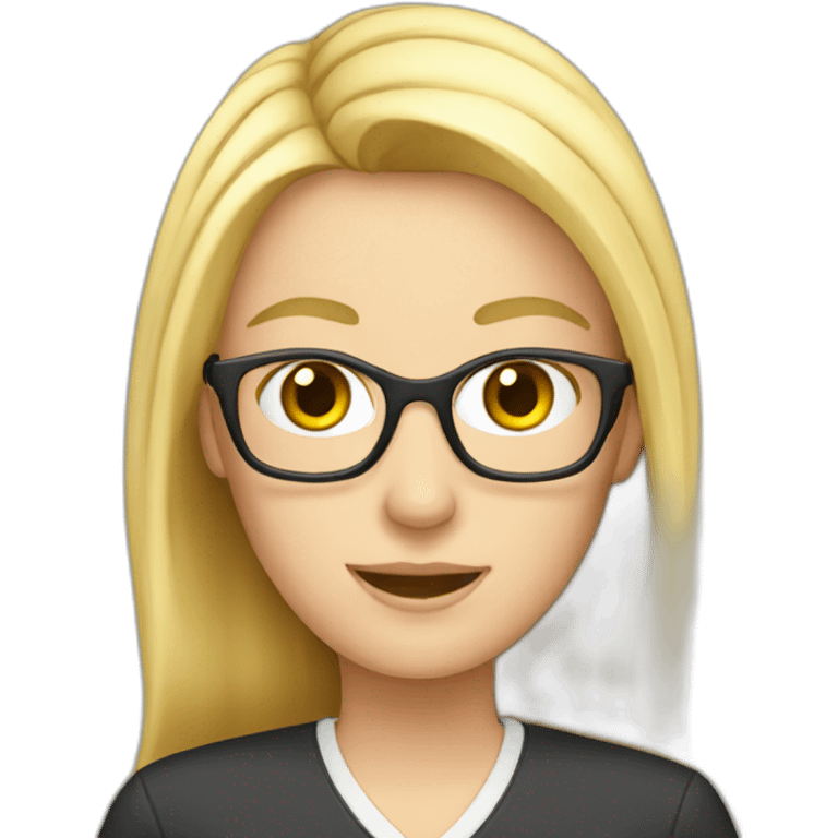 blond english teacher emoji