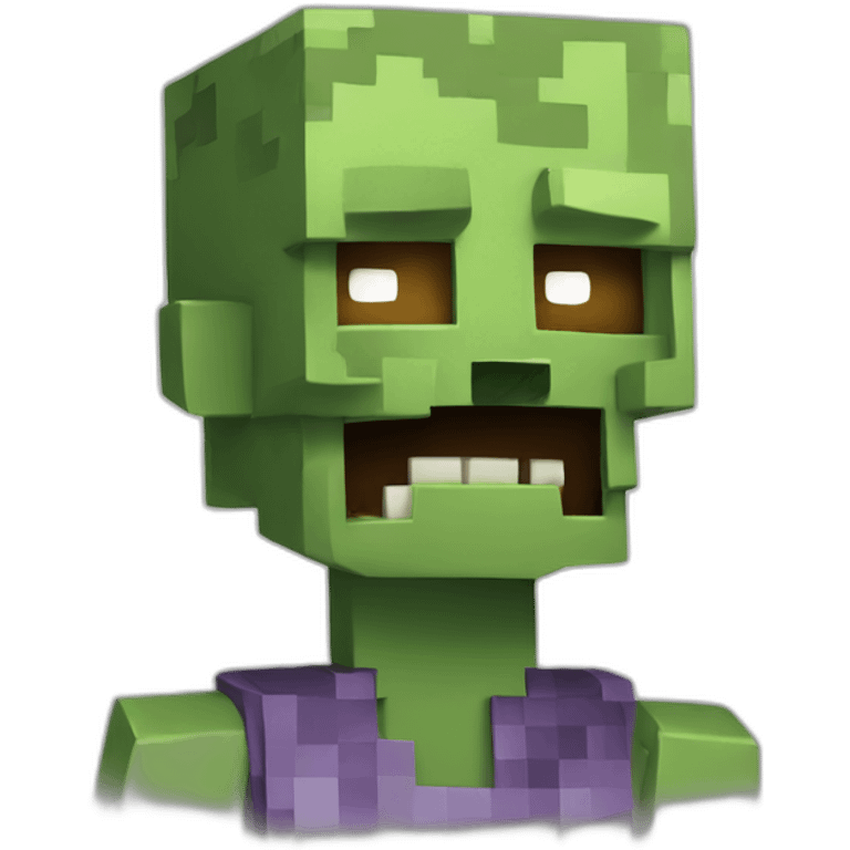 minecraft zombie emoji