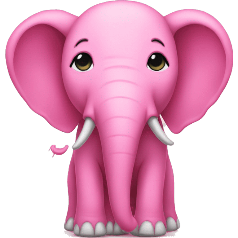 Pink elephant  emoji