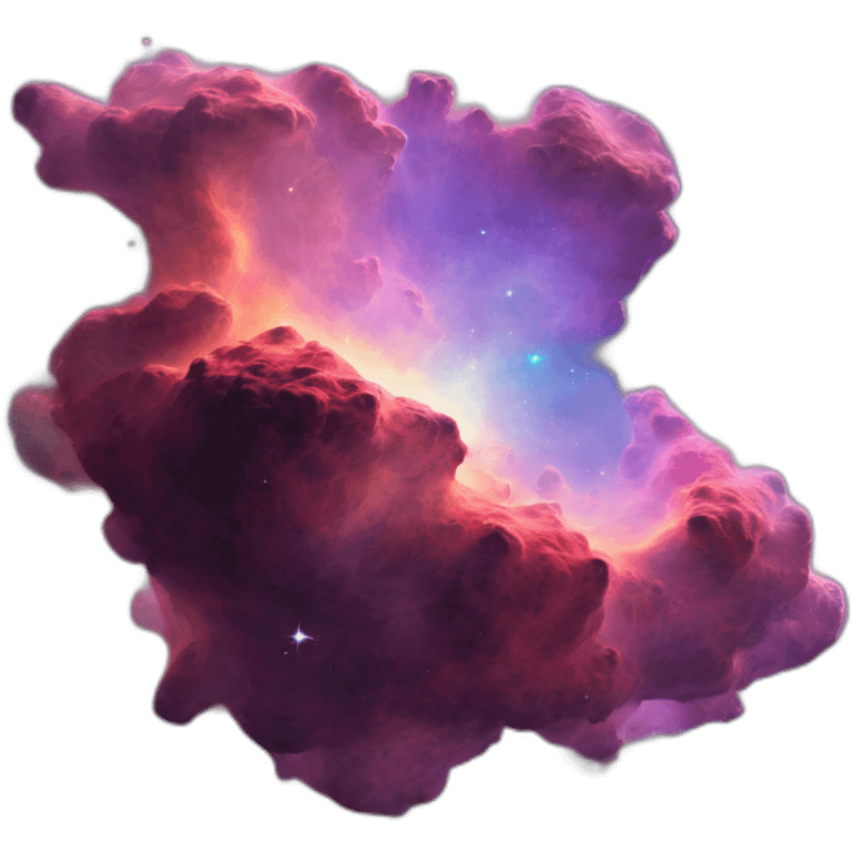 realistic big nebula in outer space emoji