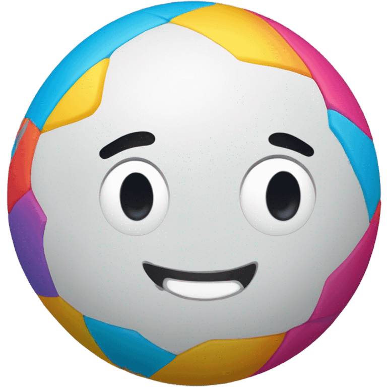 Un balón en forma de niño emoji