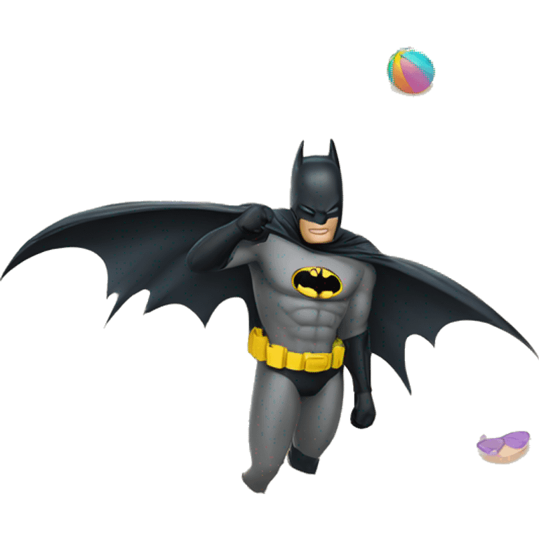 Batman in the beach emoji