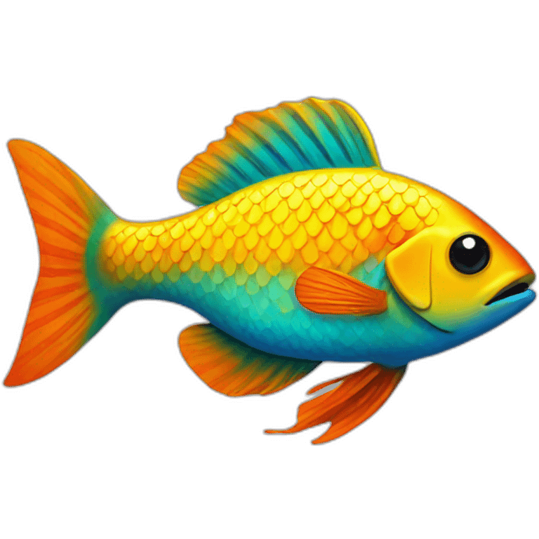 colorful fish emoji