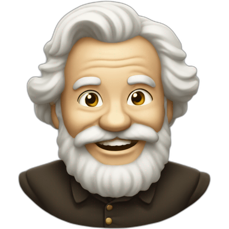 Marx laughting emoji