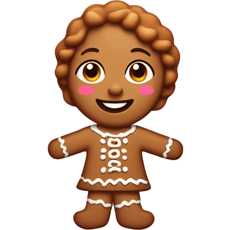 Gingerbread girl  emoji