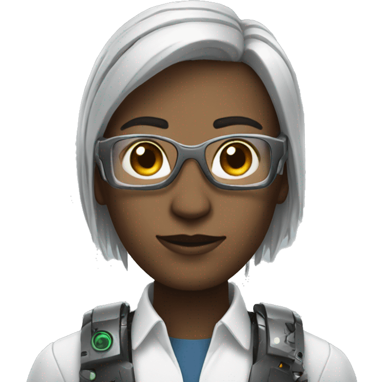 ai employee look like a cyborg emoji