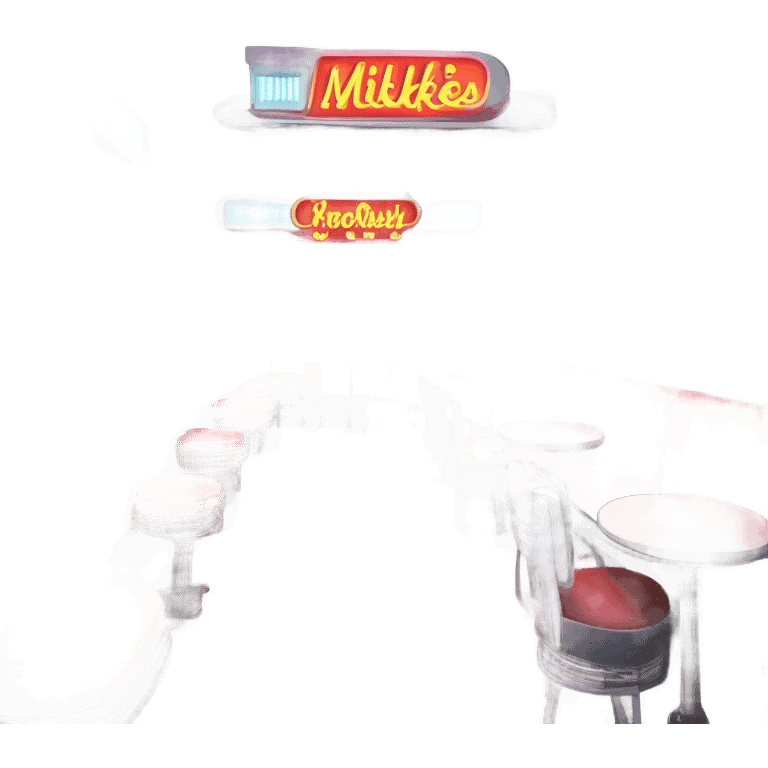 JoJo’s shakeBAR 80s and 90s restaurant emoji