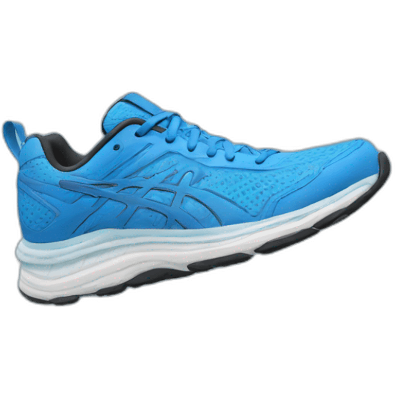 blue running shoe emoji