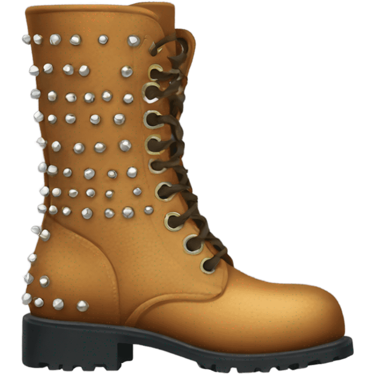 studded leather boot emoji