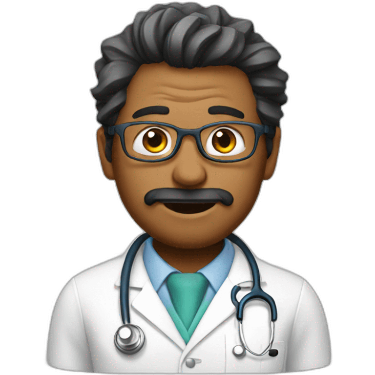 Crazy doctor emoji