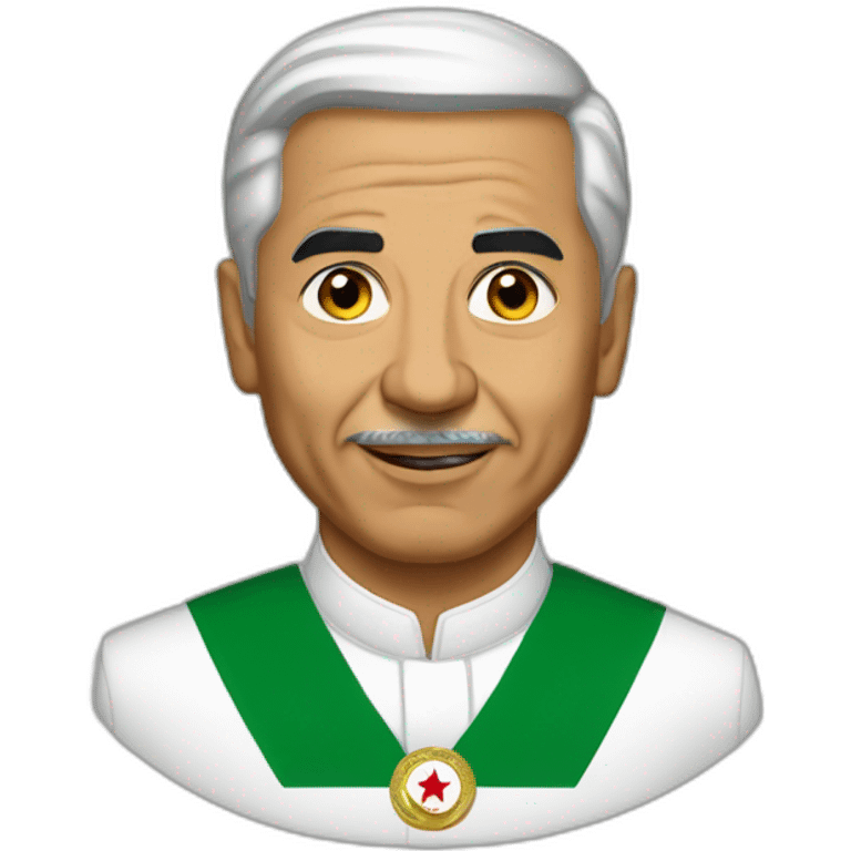 President of the Republic of Algeria  emoji