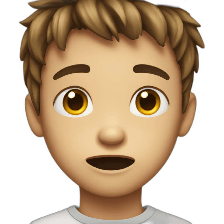 furious cute boy emoji