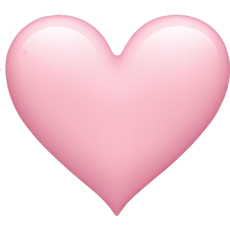 Light pink heart emoji