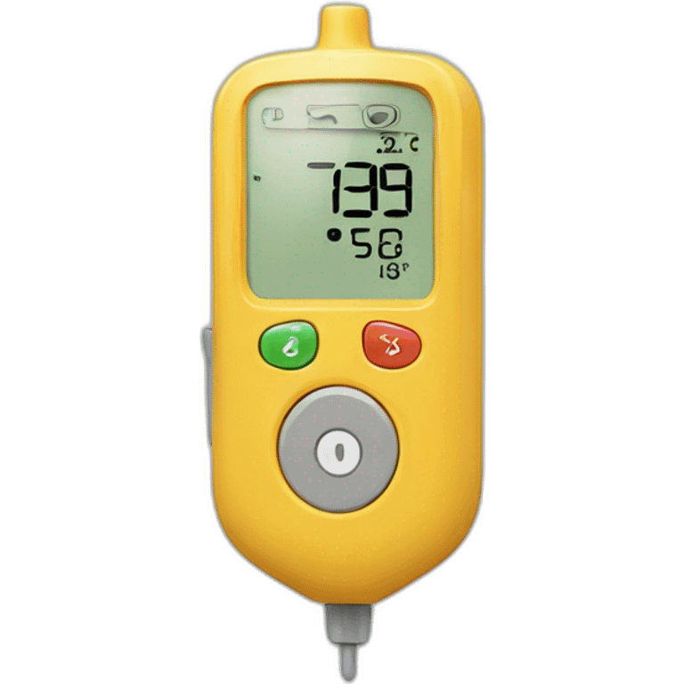 Continuous glucose monitor emoji