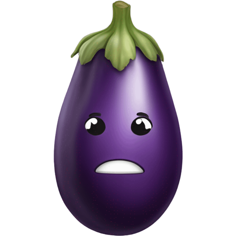 Eggplant in circle emoji