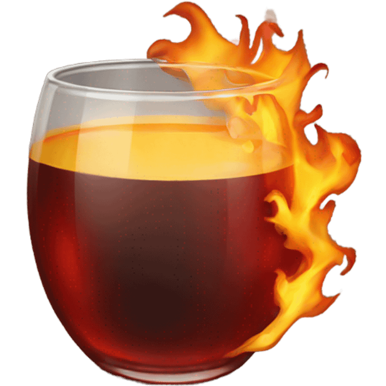 fireball drink emoji