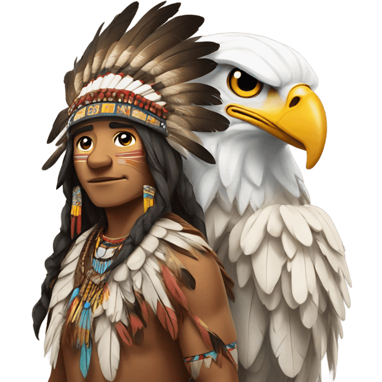 Eagle carrying a chief  emoji