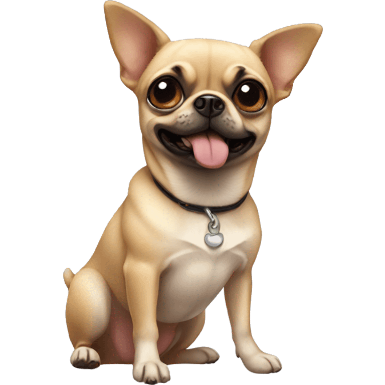 Chihuahua and Pug emoji