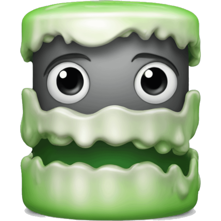 Oozing cylinder emoji