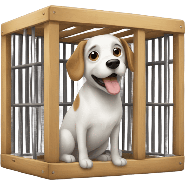 Dog cage emoji