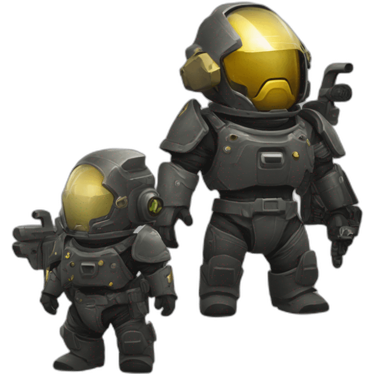 Helldivers 2 meets Winne the Puh emoji