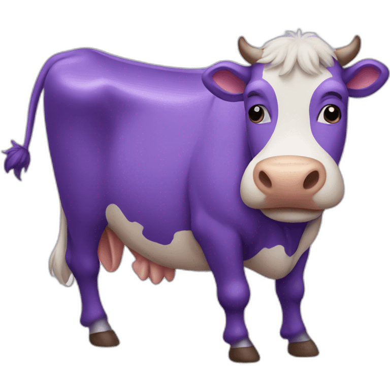 purple cow emoji