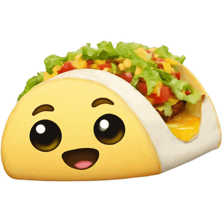 Taco egg emoji