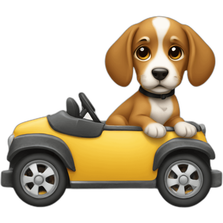 perrito-conduci-coche-niño emoji