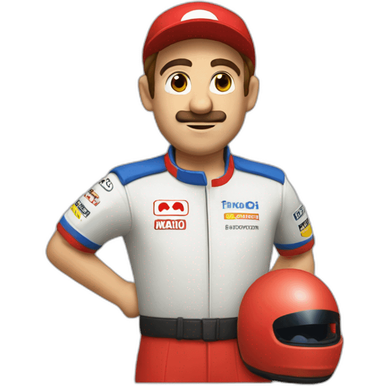 mario formula one driver emoji