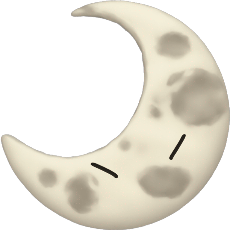 sleeping moon emoji