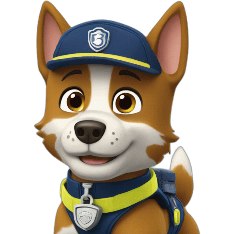 chase paw patrol emoji