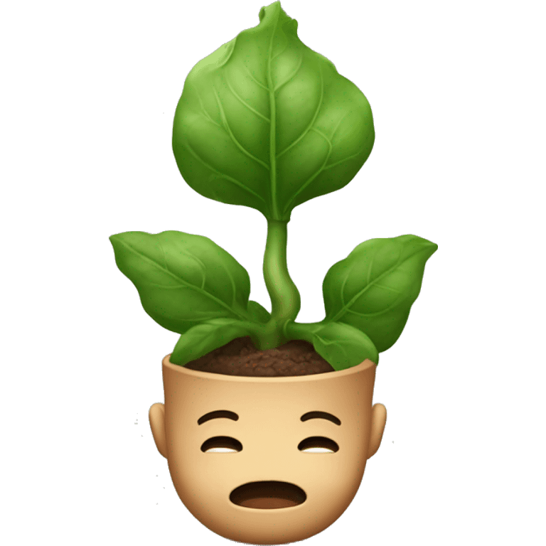 mandrake crying plant baby emoji