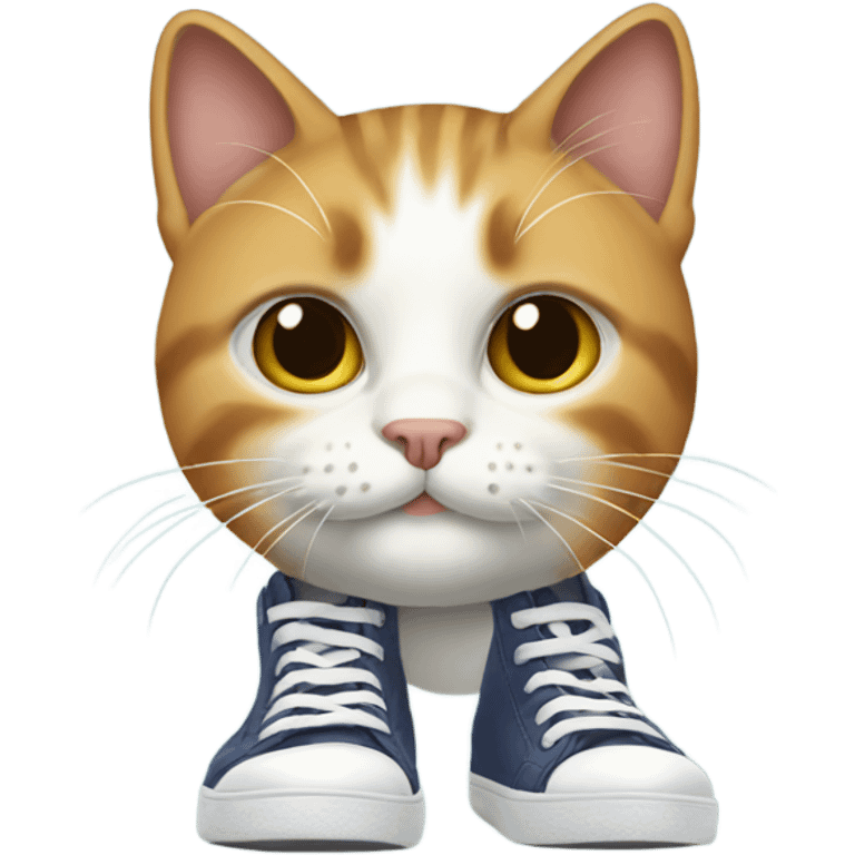 cat wearing shoes  emoji