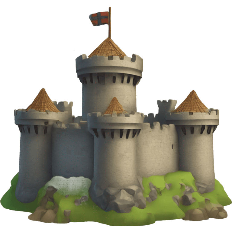 Medieval Viking castle emoji