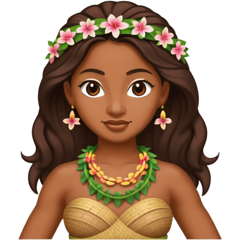 Hula dancer emoji