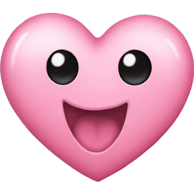 Pink heart emoji aesthetic  emoji