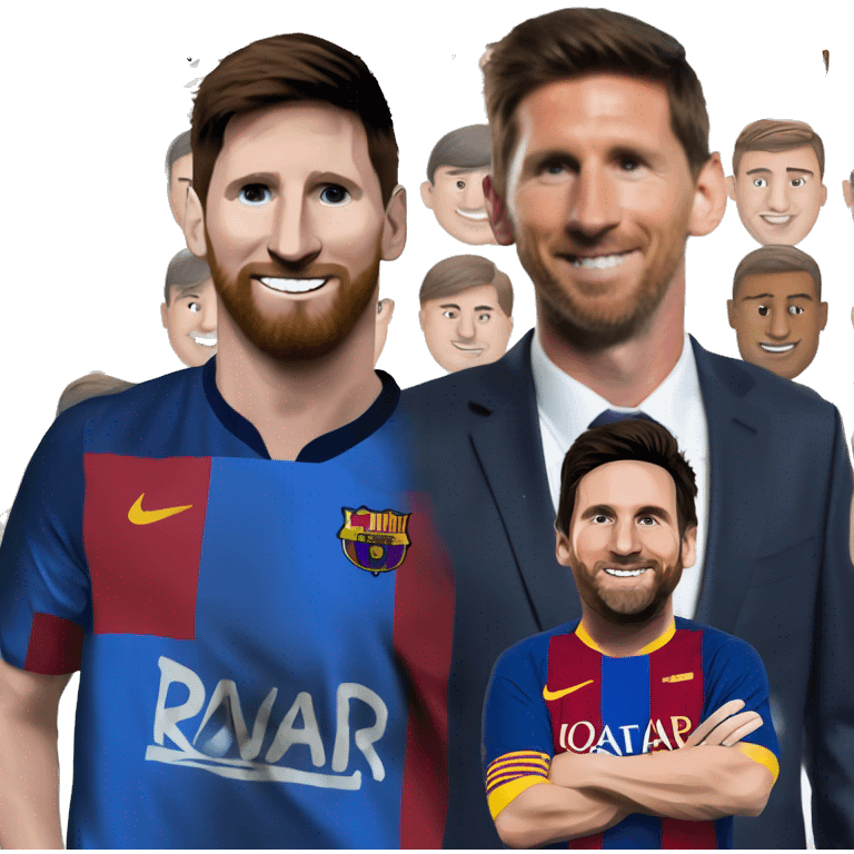 messi ve ronaldonun birlerşinmi emoji