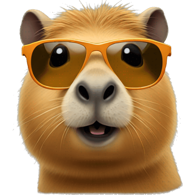 capybara with sunglasses  emoji