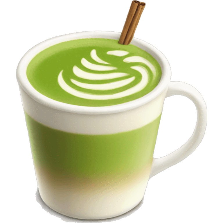 Matcha latte emoji