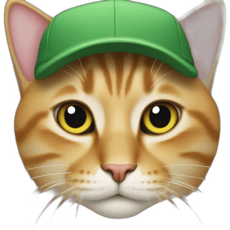 Cat with cap emoji