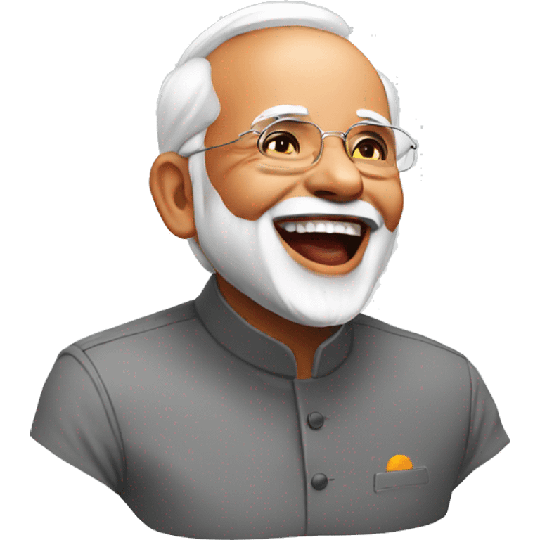 modi laughing emoji