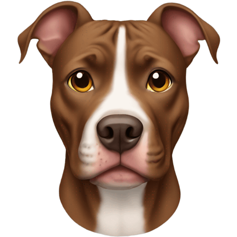 Brown Pitbull  emoji