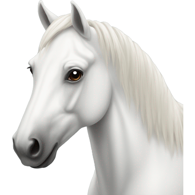 White horse emoji