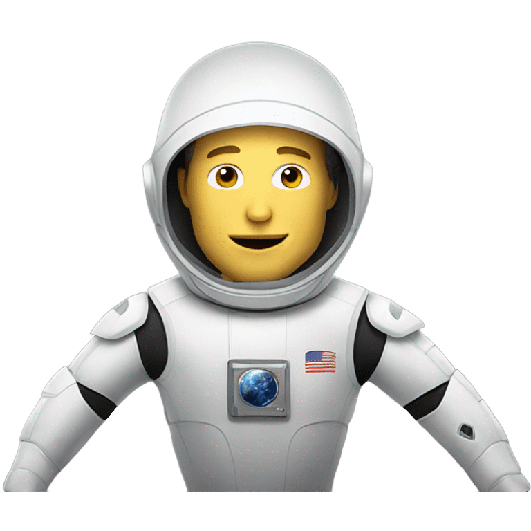 Elon musk in a space suit emoji