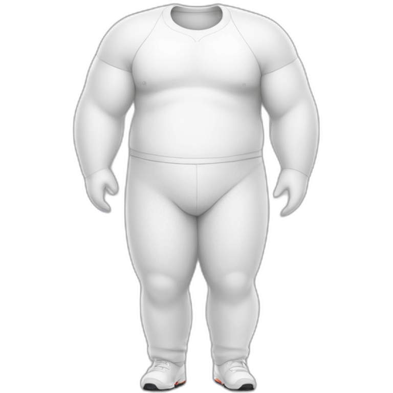 Baymax wearing prada pants emoji