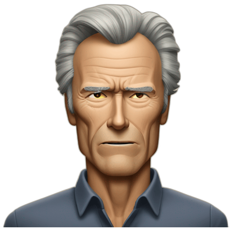 clint eastwood boring emoji