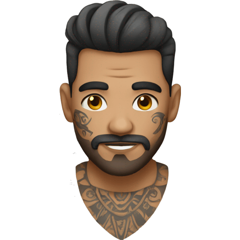 Hombre tatuado emoji