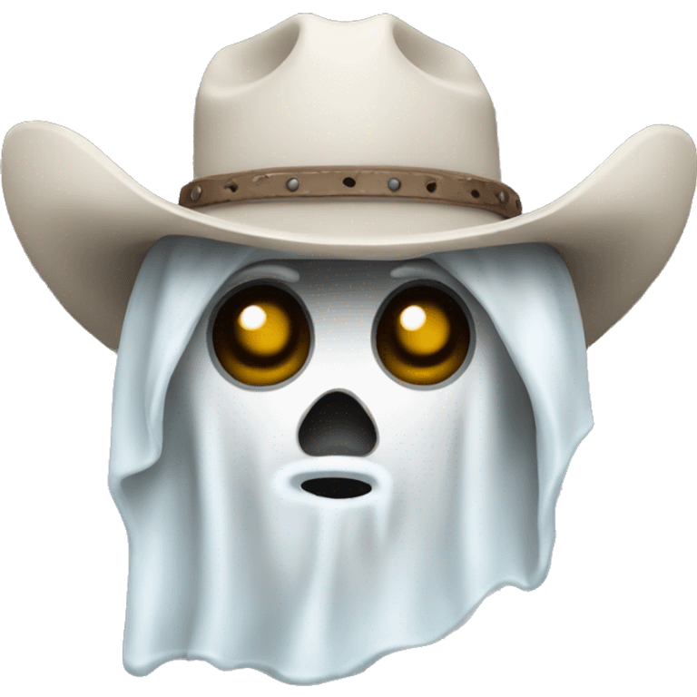 Cowboy ghost emoji